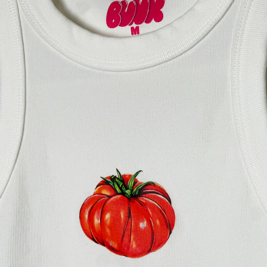 Cropped Tank Top - Heirloom Tomato