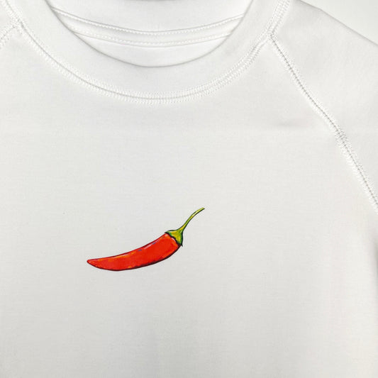 Cropped Tee - Chilli
