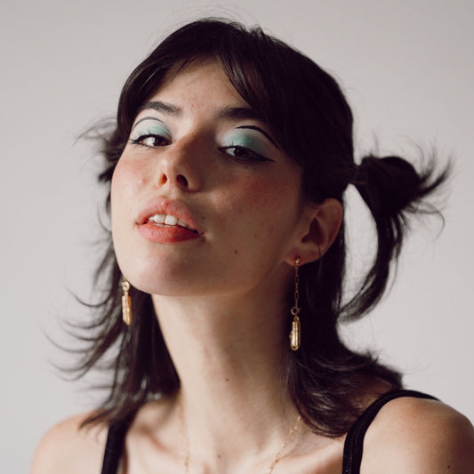 Gold Chain Earrings - Bunx