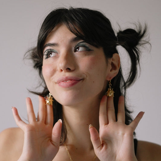 Gold Hoop Earrings - Bunx