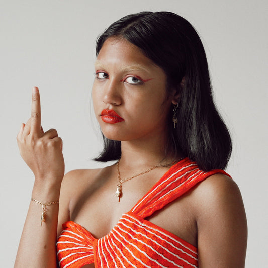 Gold 'F*** You' Hand Charm - Bunx