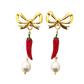 Chilli Bow Earrings