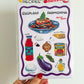 Sticker Sheet - Eggplant Parmigiana