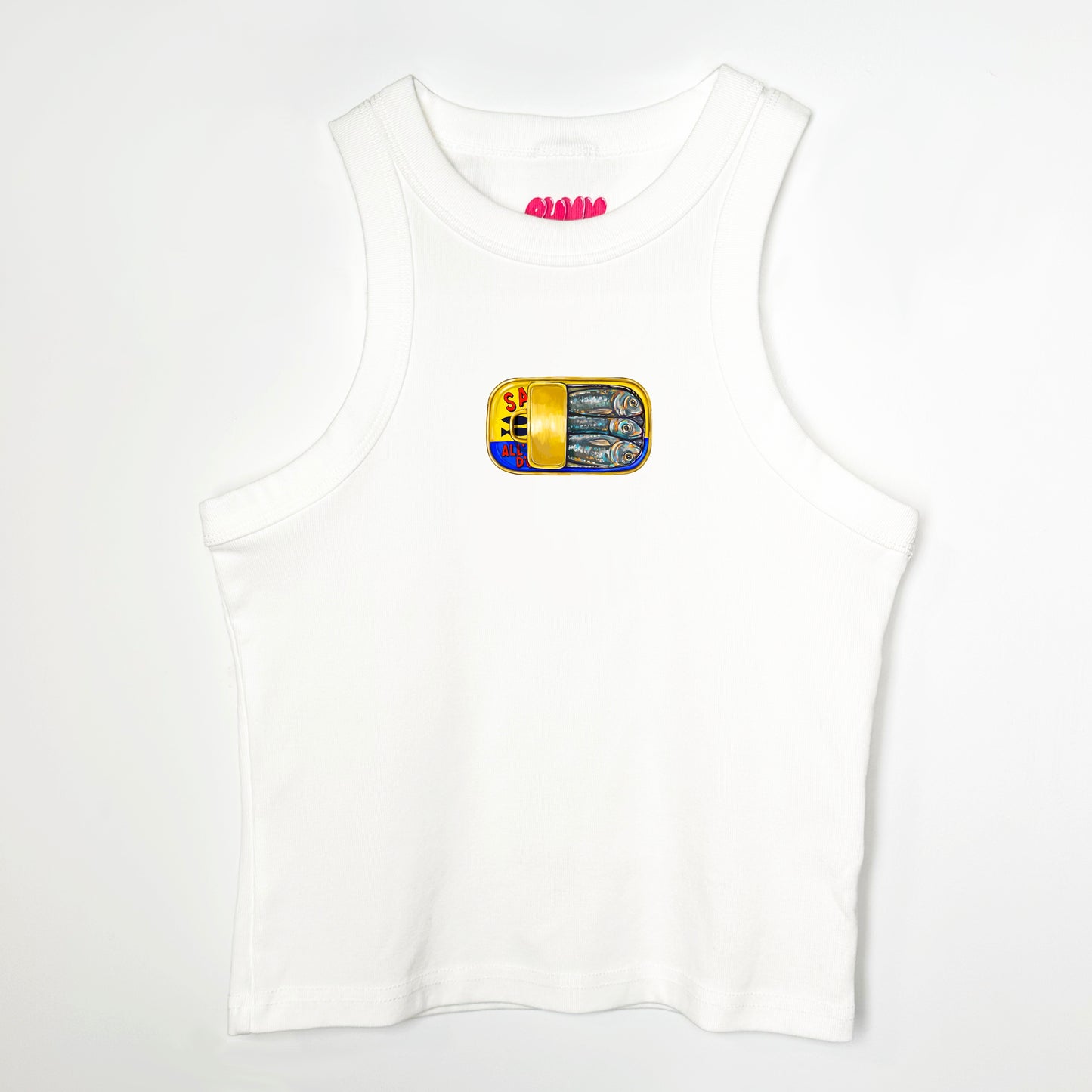 Cropped Tank Top - Tinned Sardines