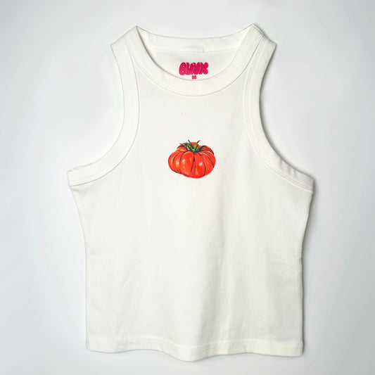 Cropped Tank Top - Heirloom Tomato