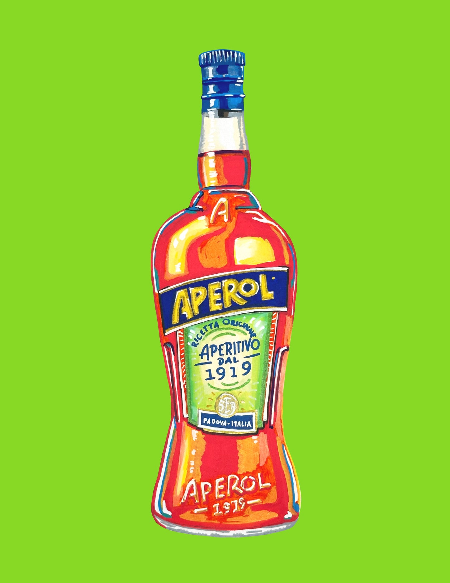 Aperol Print (Green)