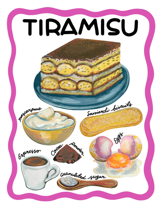 Tiramisu Recipe Print