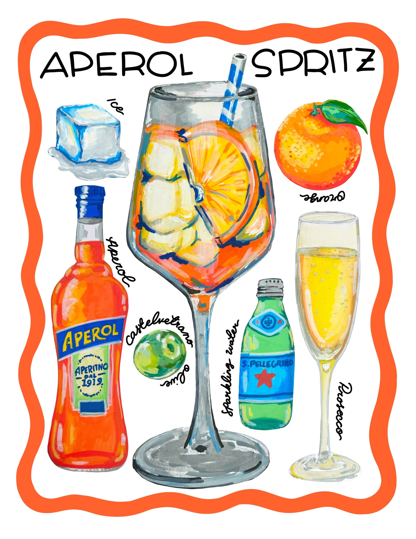 Aperol Spritz Recipe Print