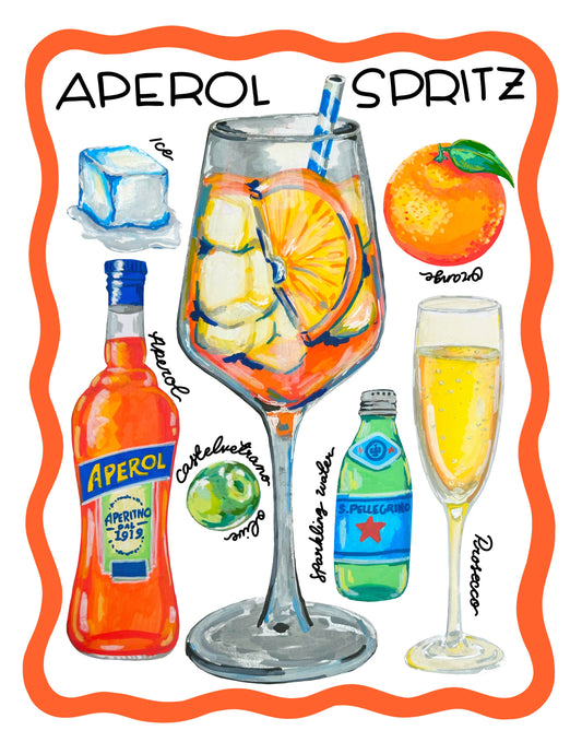 Aperol Spritz Recipe Print