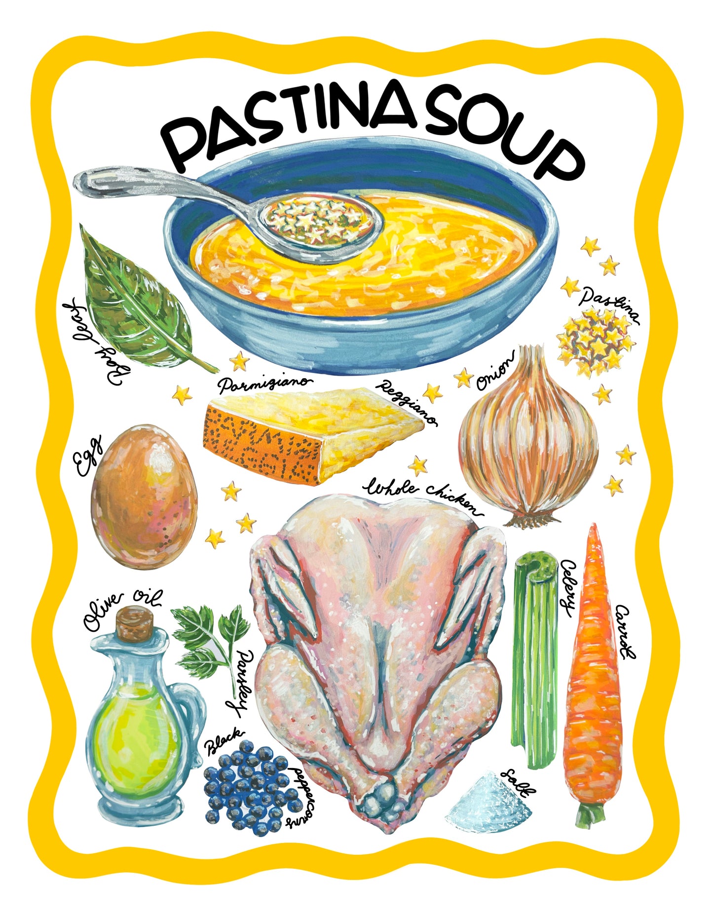 Pastina Soup Recipe Print