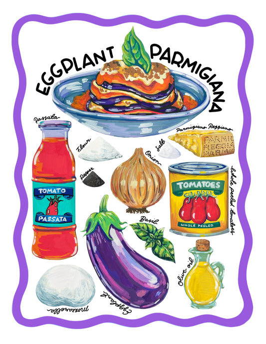 Eggplant Parmigiana Print