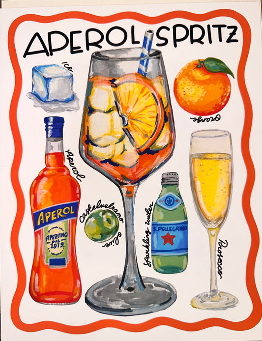 Aperol Spritz Recipe Print