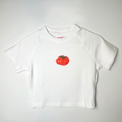 Cropped Tee - Heirloom Tomato