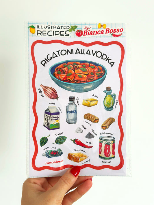 Sticker Sheet - Rigatoni Alla Vodka