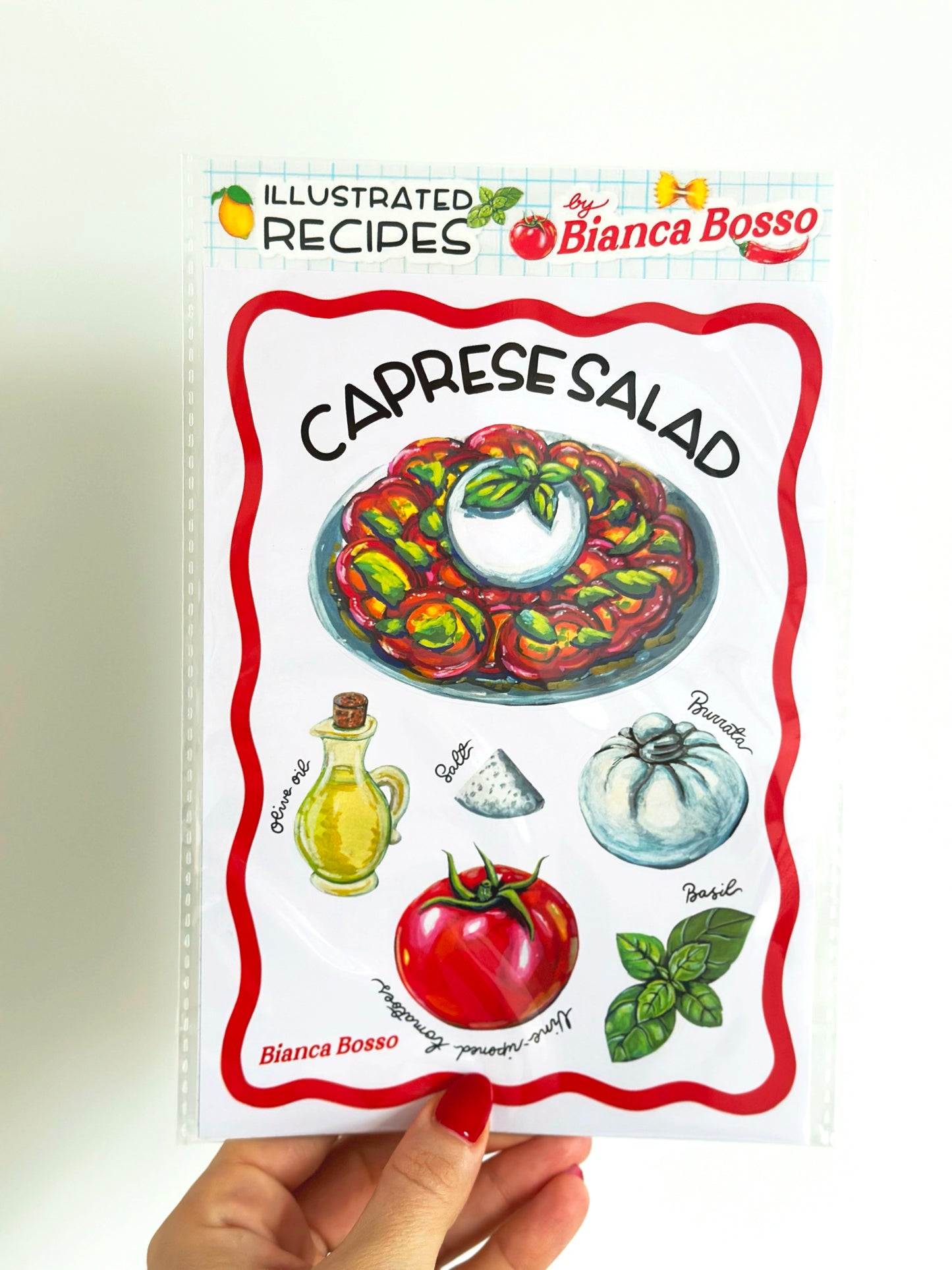 Sticker Sheet - Caprese Salad