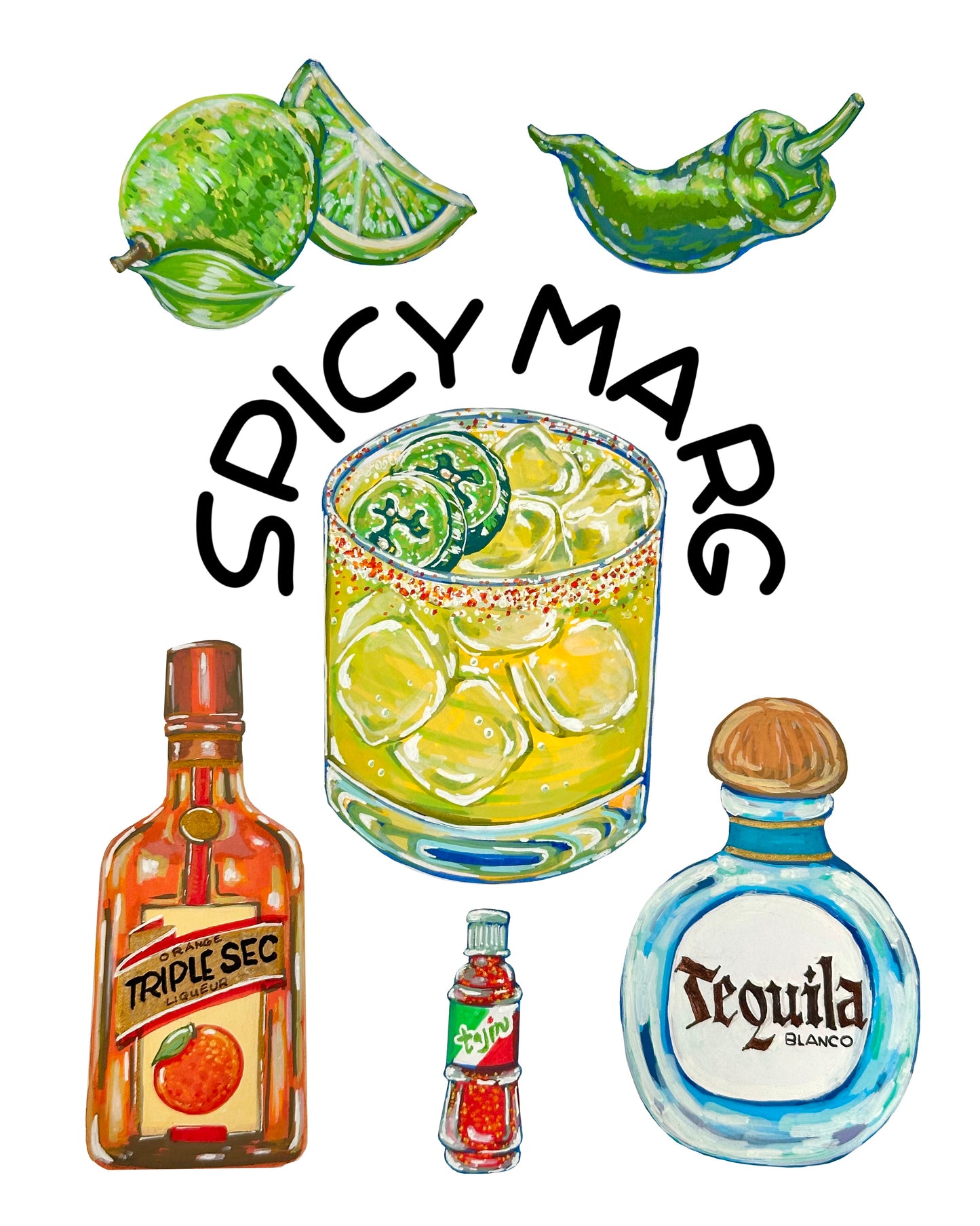 Spicy Margarita Print