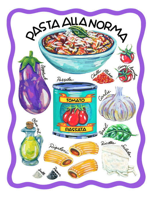 Pasta Alla Norma Print