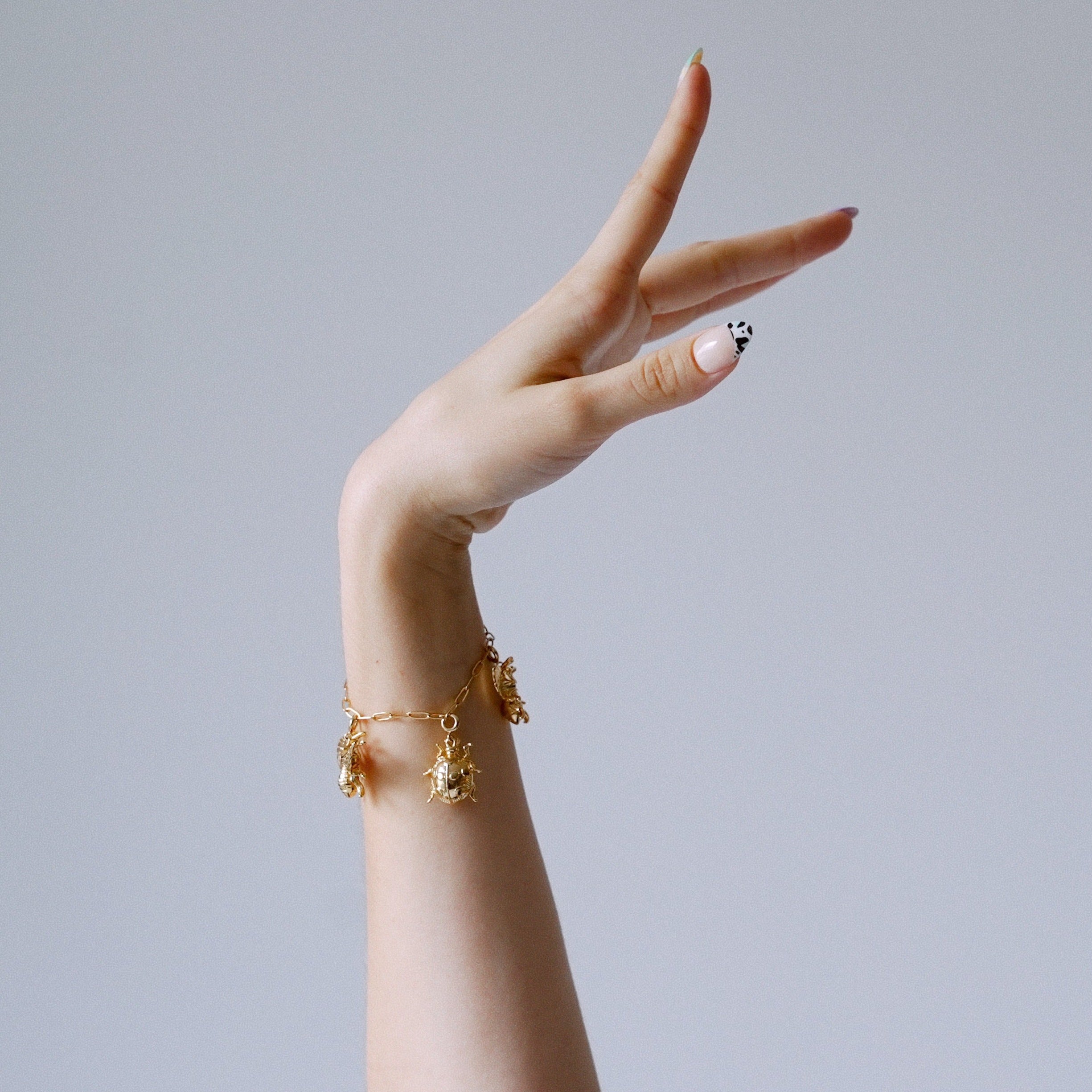 Buy Stunning Gold One Gram Gold Heart Design Hand Chain Bracelet for Girls